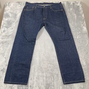Levi Strauss 501 Jeans Mens W38‎ L30 Original Fit Button Fly Dark Wash Denim